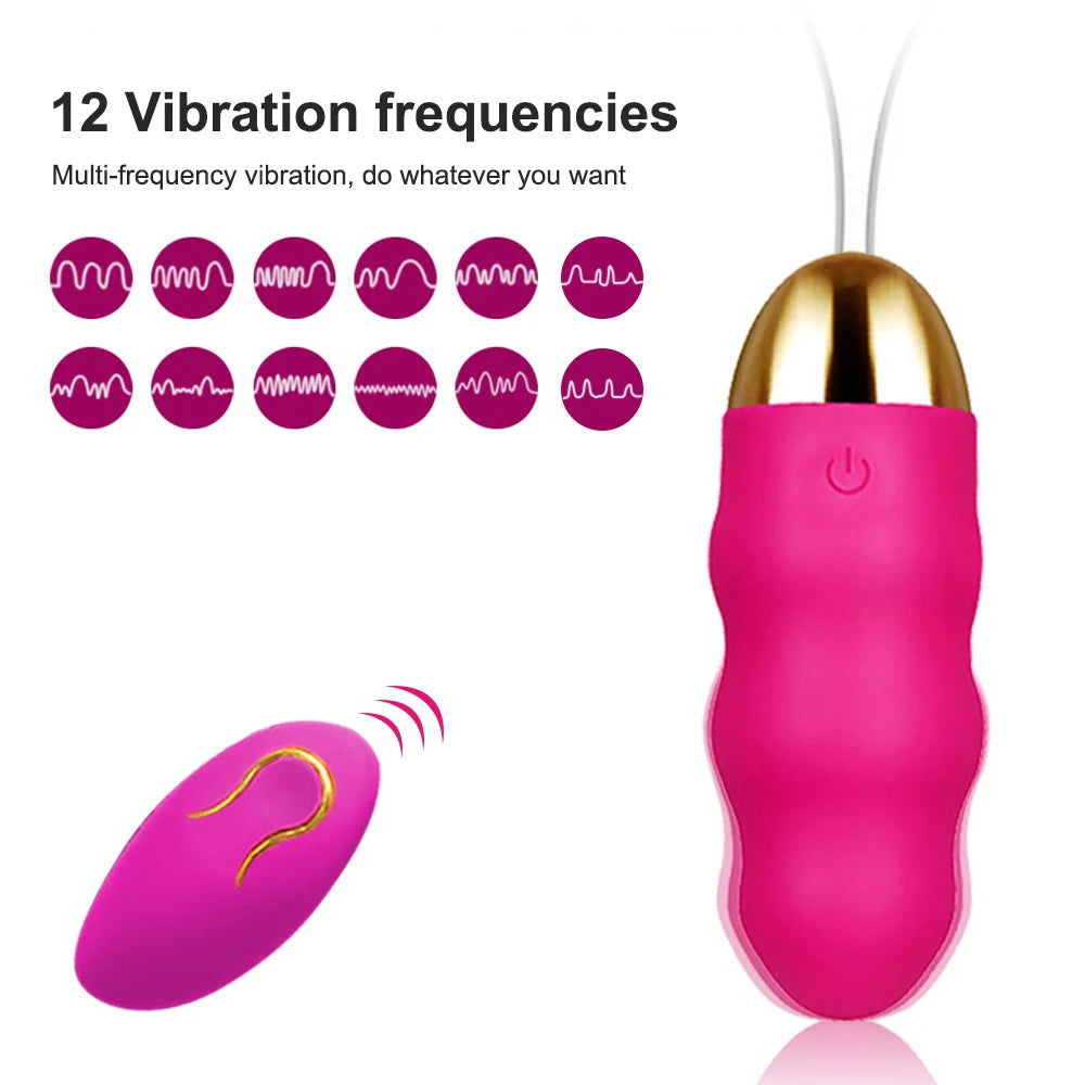 Wireless Remote-Controlled Vibrating Egg with 10 Modes