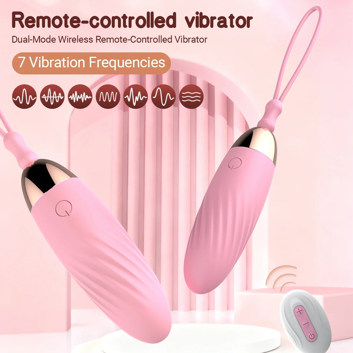 Wireless Remote-Controlled Vibrating Egg Massager