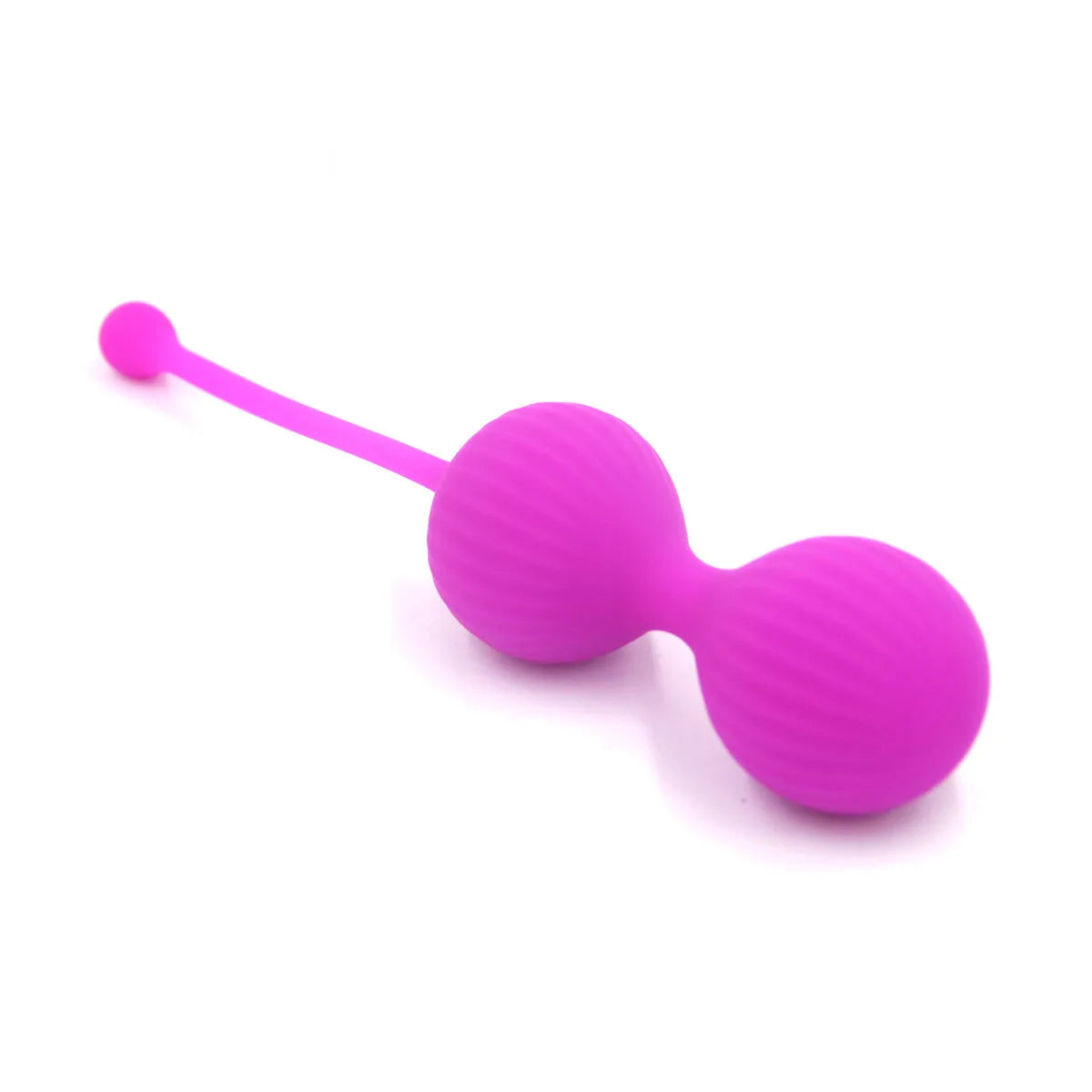 Weighted Silicone Kegel Ball Trainer with Retrieval Loop