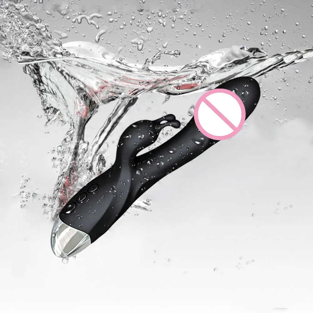 Rechargeable Rabbit Massager with 20 Vibration Modes