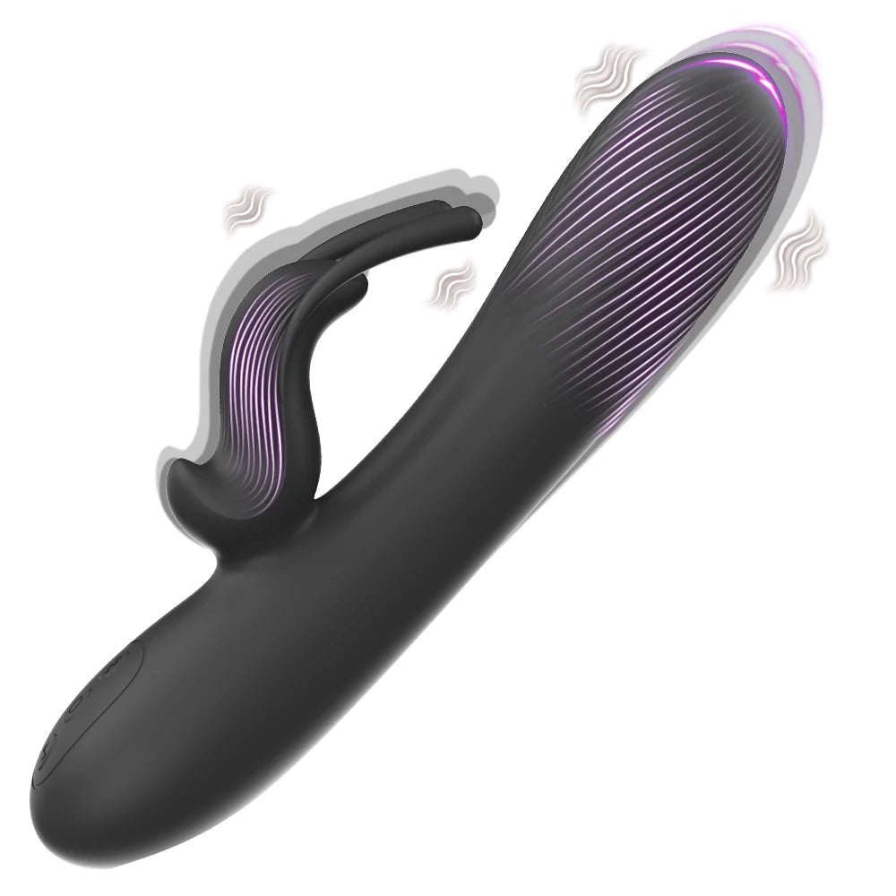 Thrusting Rabbit Massager with 20 Vibration Modes