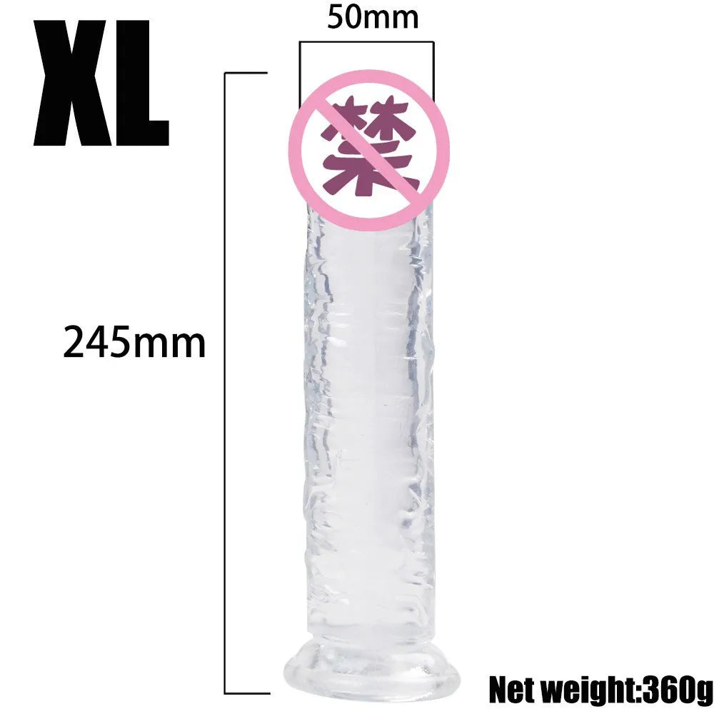 Flexible TPE Massager with Suction Cup Base