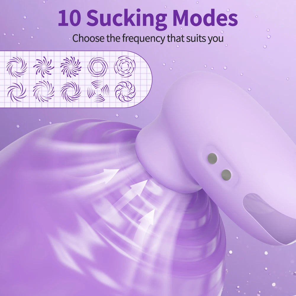 Mini Vacuum Suction Personal Massager with 10 Modes