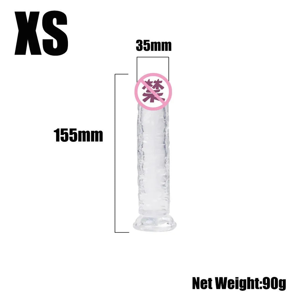 Flexible TPE Massager with Suction Cup Base