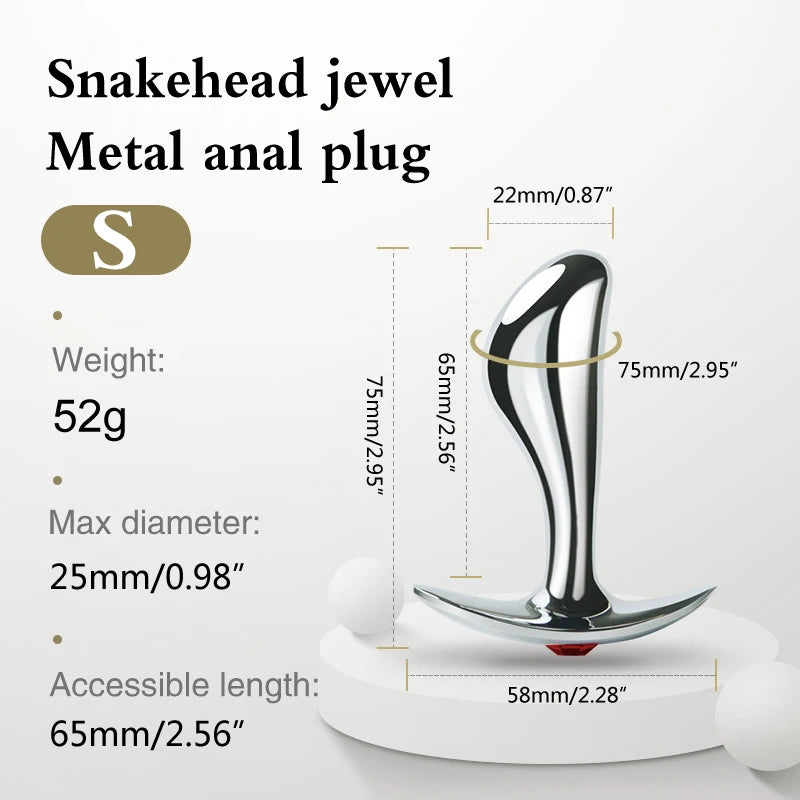Stainless Steel Plug Set with Flared Bases
