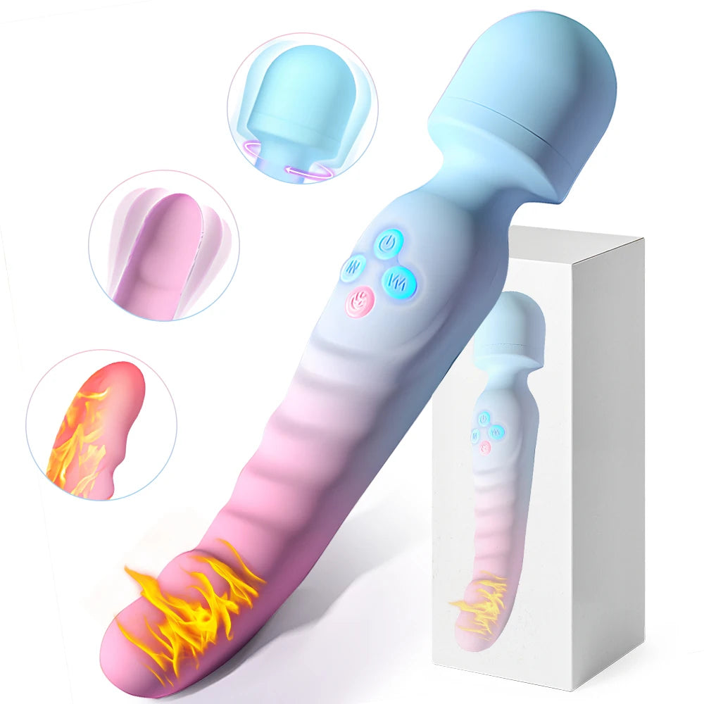 3-in-1 Wand Massager with Dual-Zone Stimulation