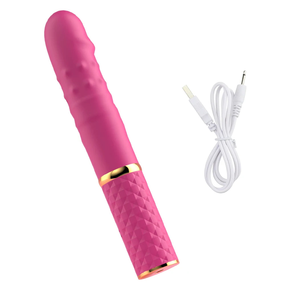 Telescopic Thrusting Massager with 10 Speed Modes