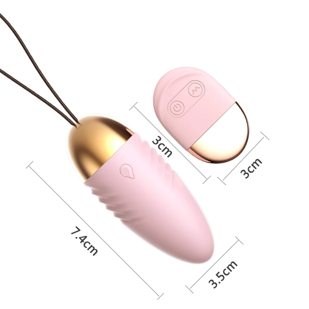 Wireless Remote-Controlled Vibrating Egg with 10 Modes