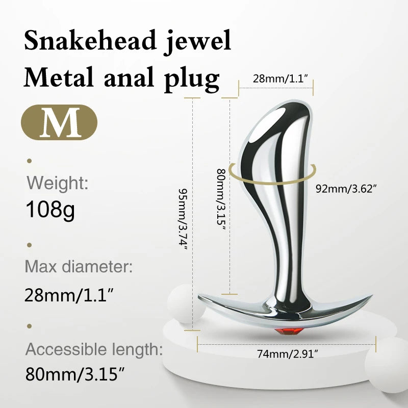 Stainless Steel Plug Set with Flared Bases
