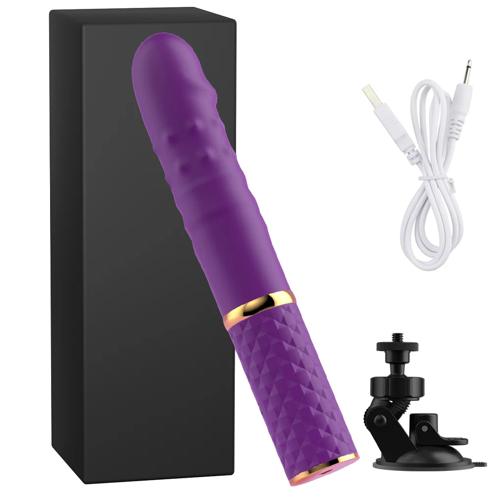 Telescopic Thrusting Massager with 10 Speed Modes