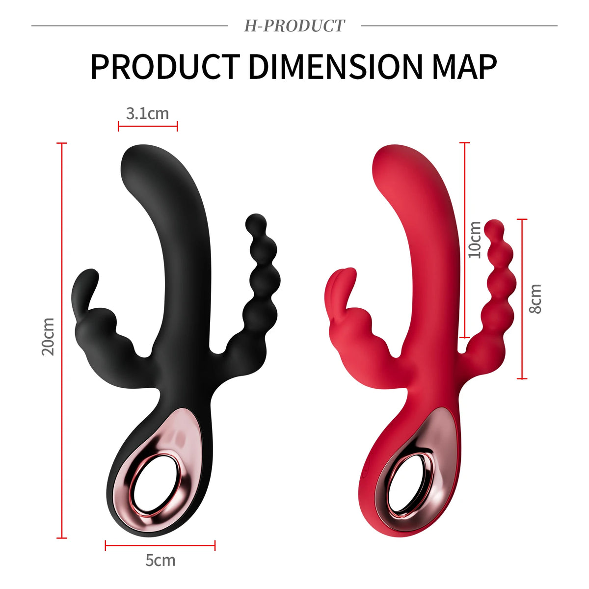3-in-1 Multi-Contact Rabbit Massager