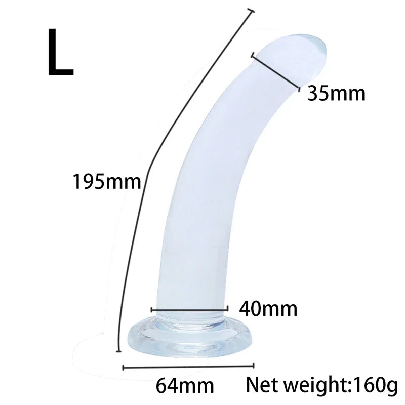 Adjustable Strap-On Harness with Curved Silicone Massager