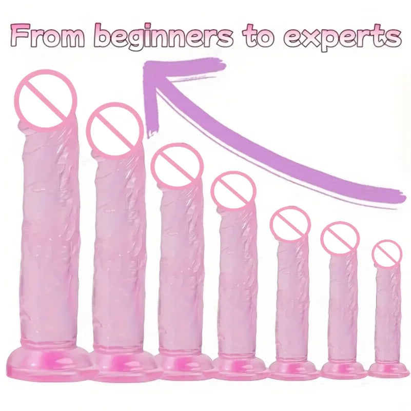 Curved Silicone Massager with Suction Cup Base