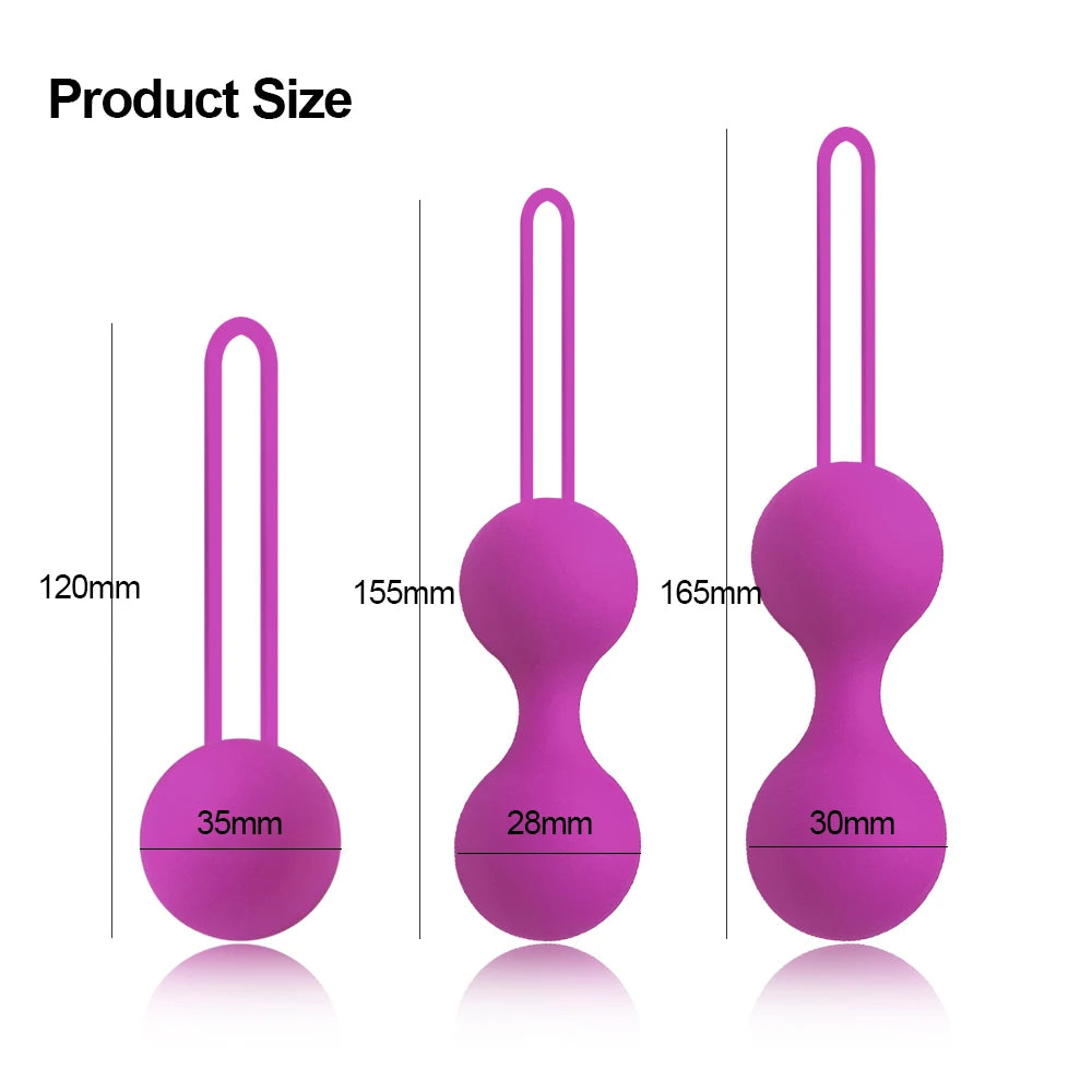 Remote-Controlled Vibrating Kegel Ball Set