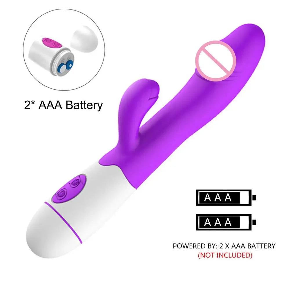 Rechargeable Rabbit Massager with 30 Vibration Modes