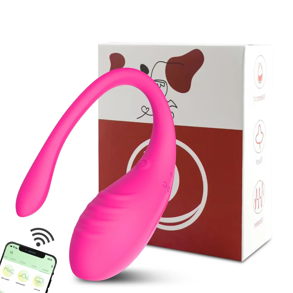 App-Controlled Wearable Vibrating Massager with 9 Modes