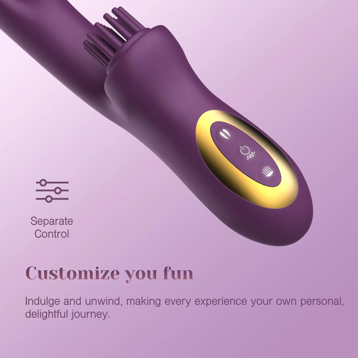 3-in-1 Rabbit Massager with 26 Adjustable Modes