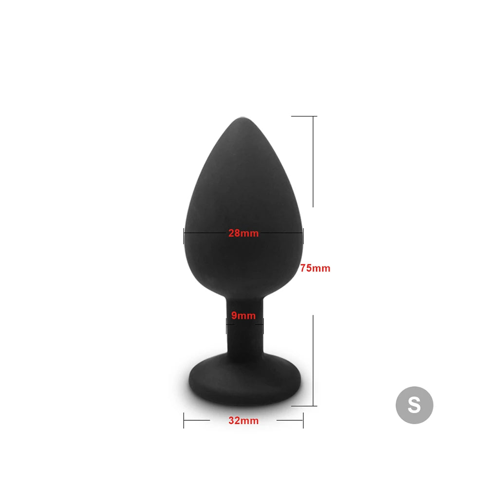 Silicone Plug with Wide Flared Base