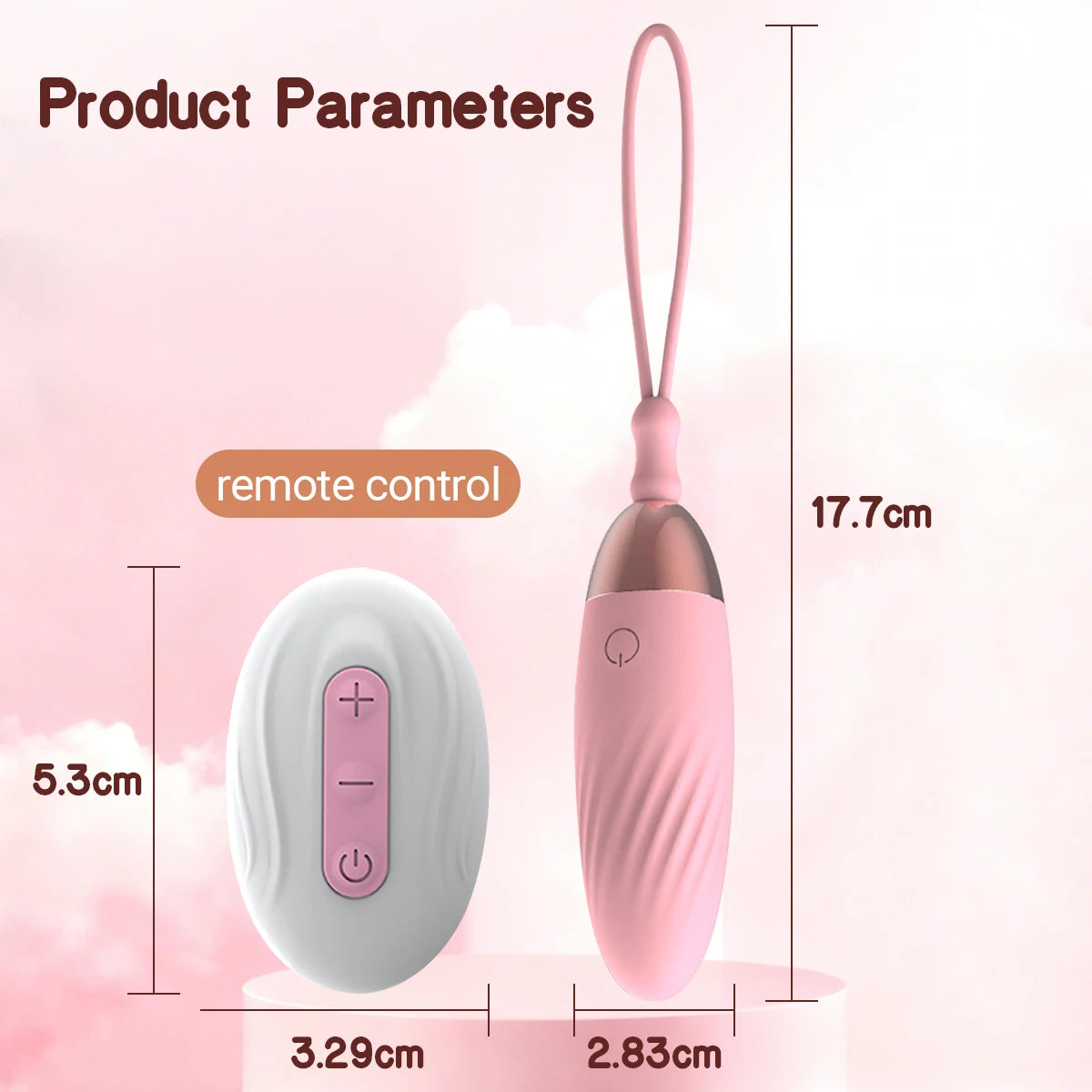 Wireless Remote-Controlled Vibrating Egg Massager