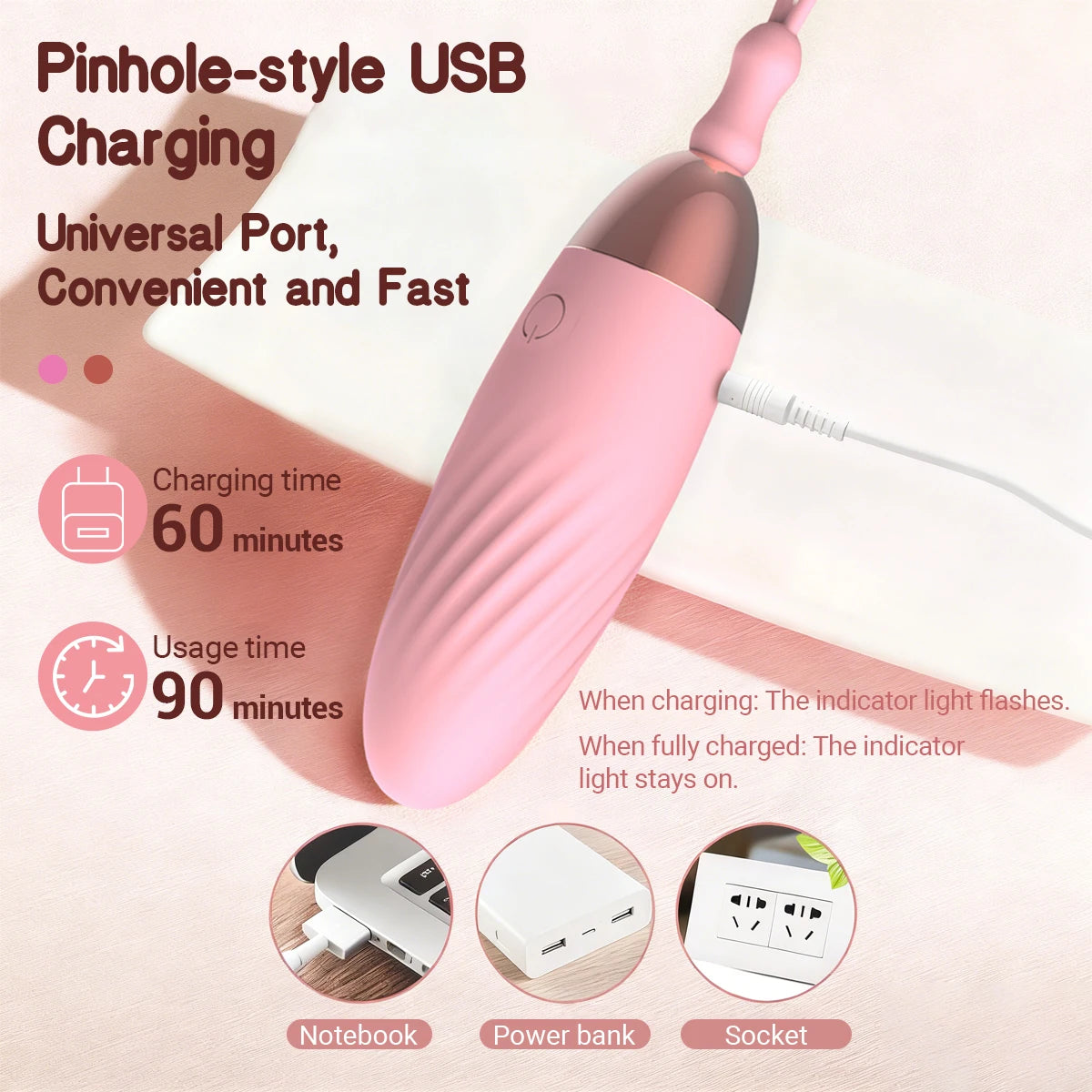 Wireless Remote-Controlled Vibrating Egg Massager