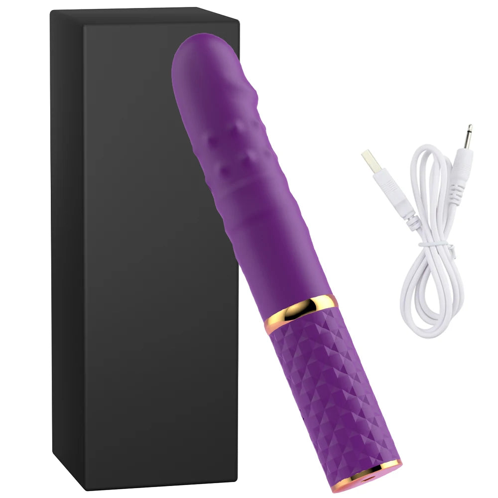 Telescopic Thrusting Massager with 10 Speed Modes