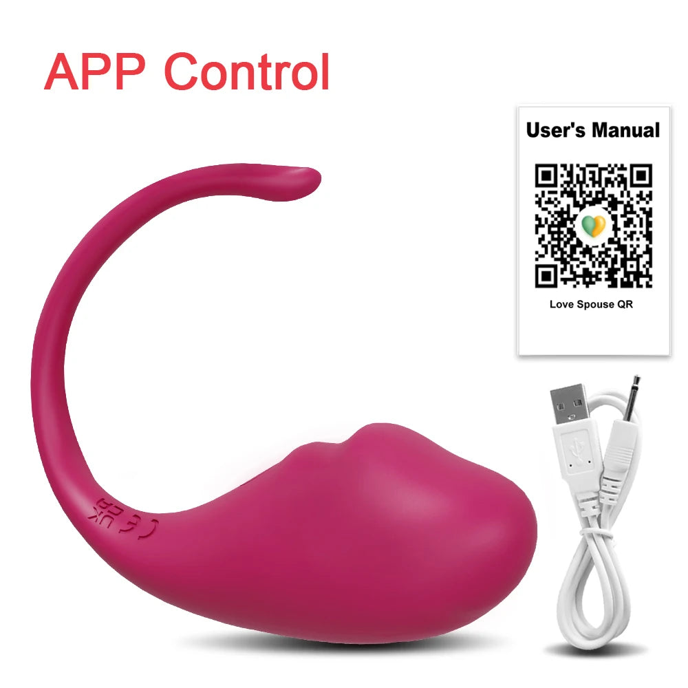 Wireless Remote-Controlled Vibrating Egg with 10 Modes