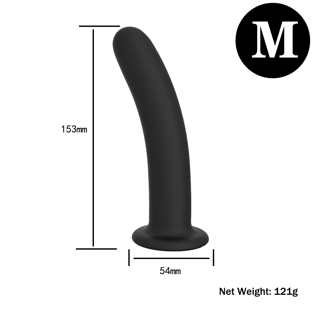 Adjustable Strap-On Harness with Curved Silicone Massager