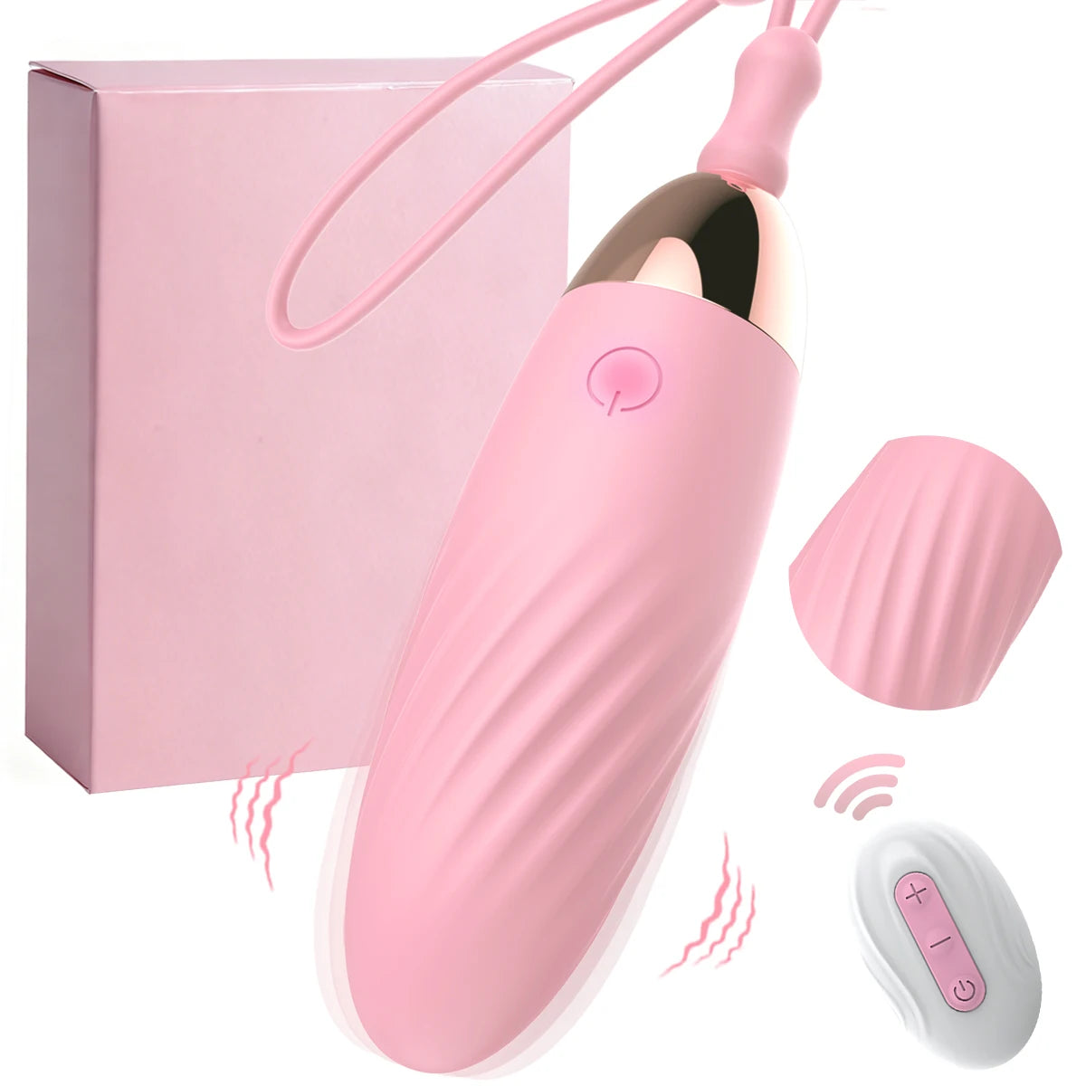 Wireless Remote-Controlled Vibrating Egg Massager