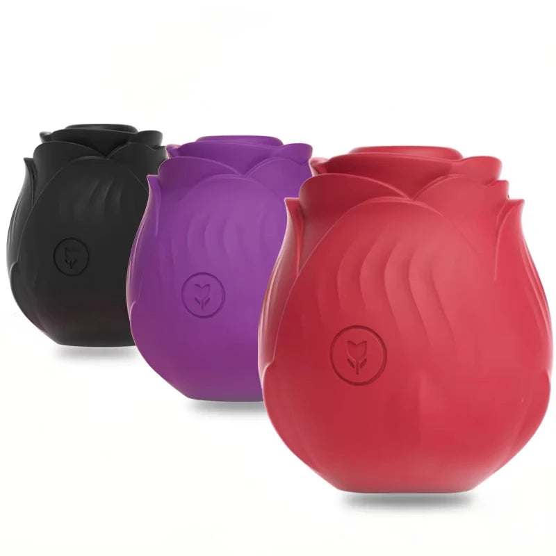 Rose-Shaped Suction & Vibration Personal Massager