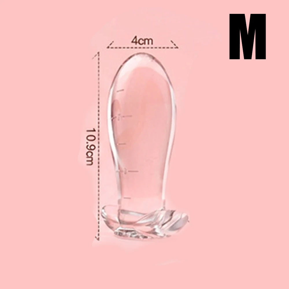 Clear TPE Massager with Measurement Markings