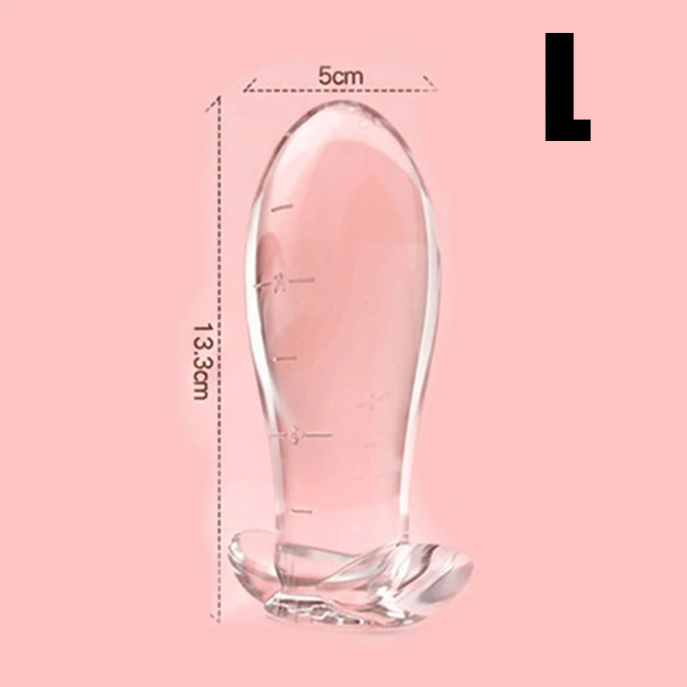 Clear TPE Massager with Measurement Markings