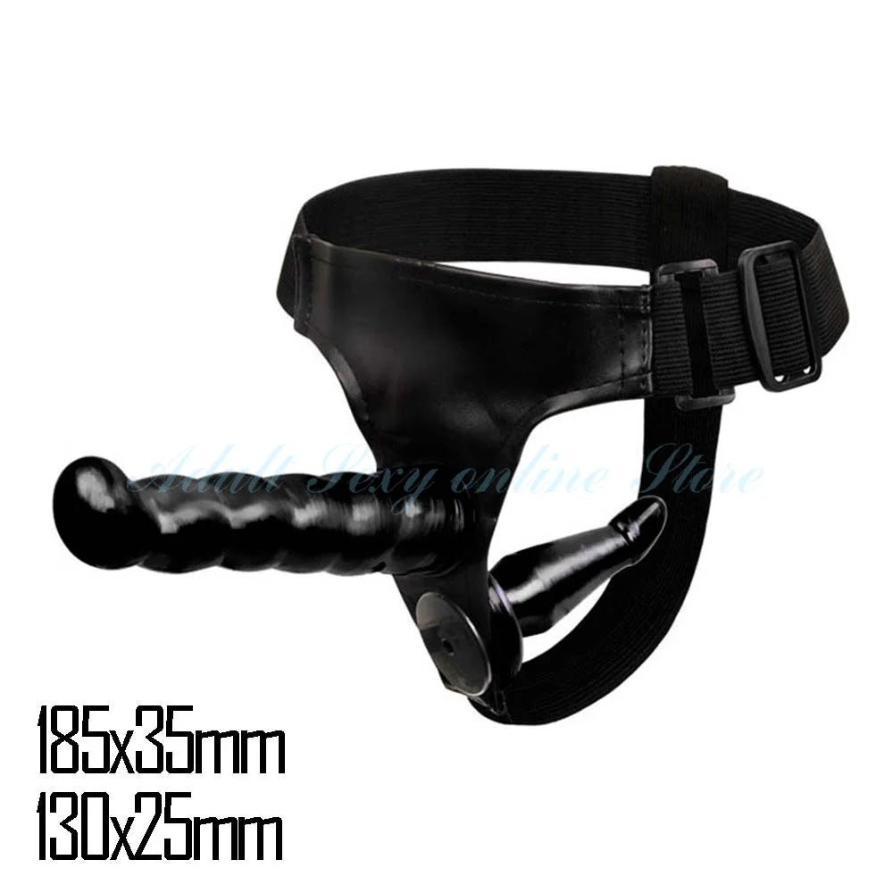 Adjustable Dual-Ended Strap-On Harness Set