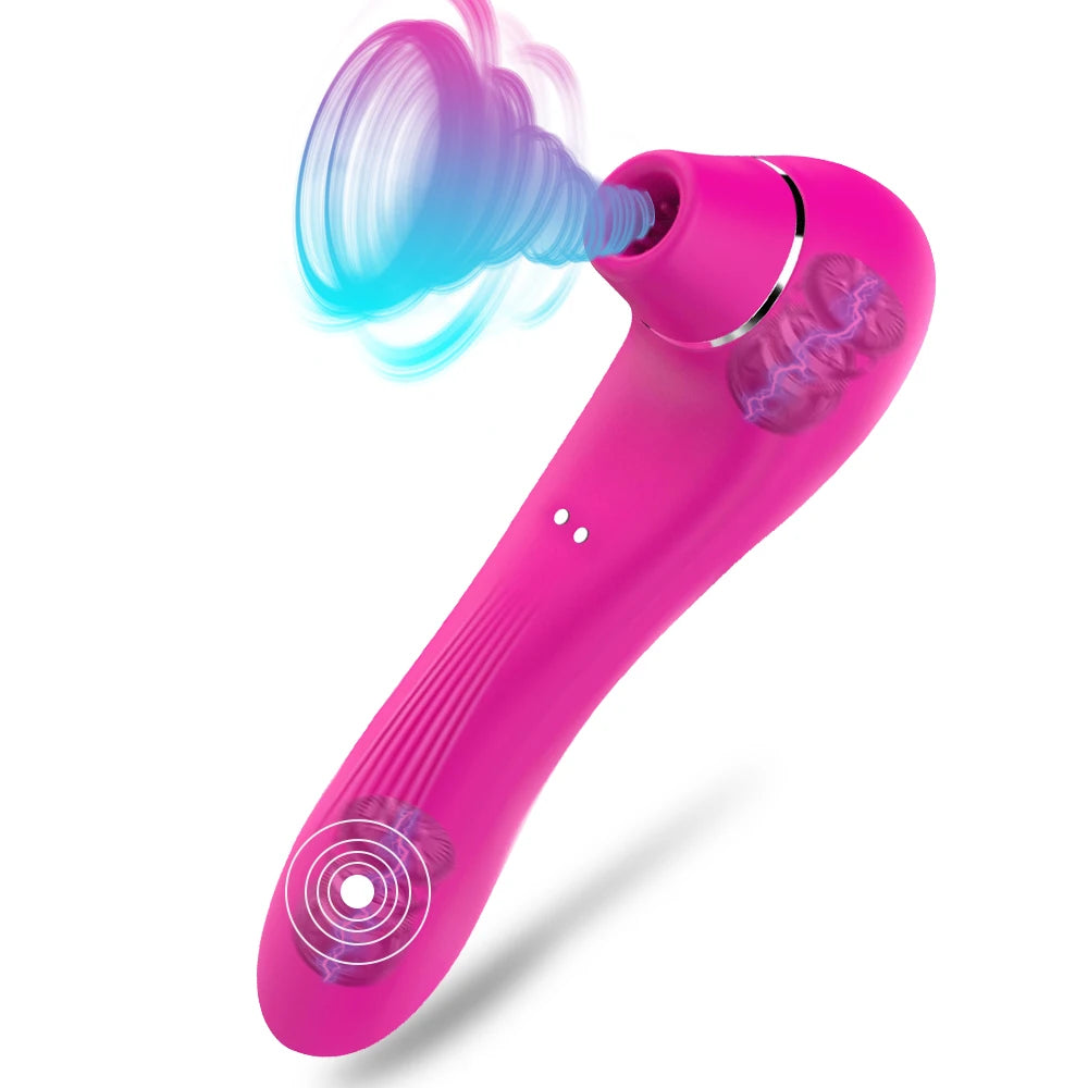 2-in-1 Suction & Vibration Personal Massager