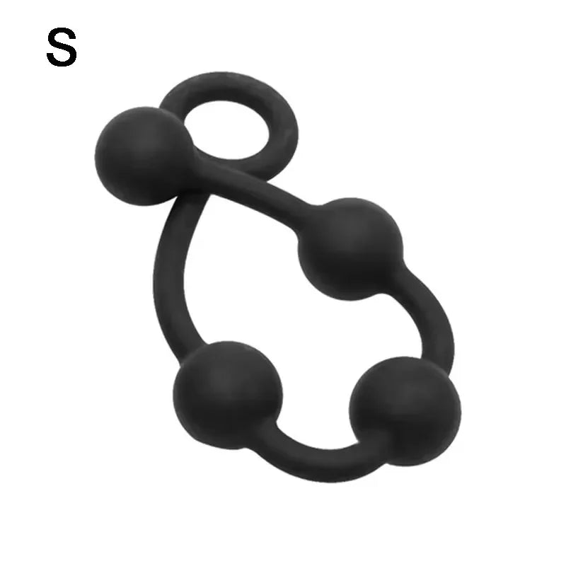 Silicone Kegel Ball Trainer Set with Retrieval Loops