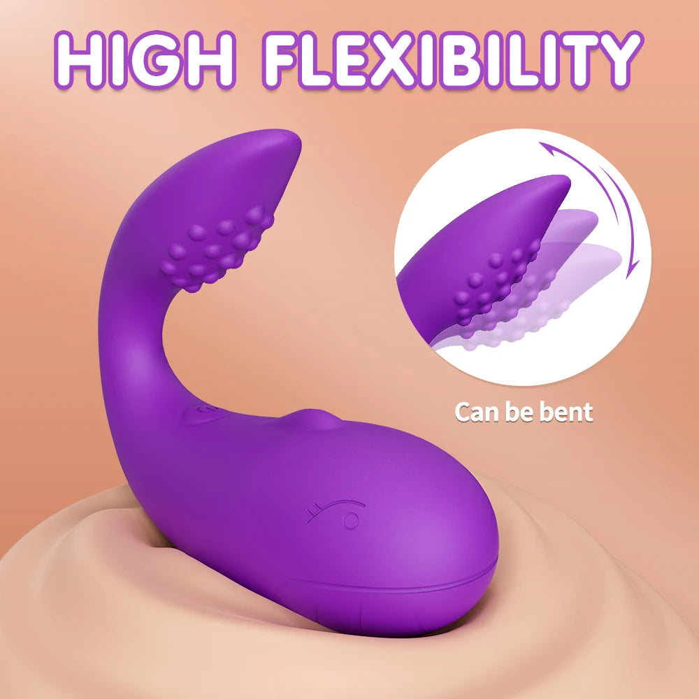 App-Controlled Wearable Vibrating Massager with 9 Speeds