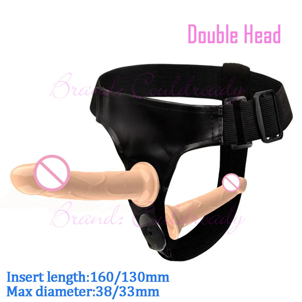 Adjustable Dual-Ended Strap-On Harness Set