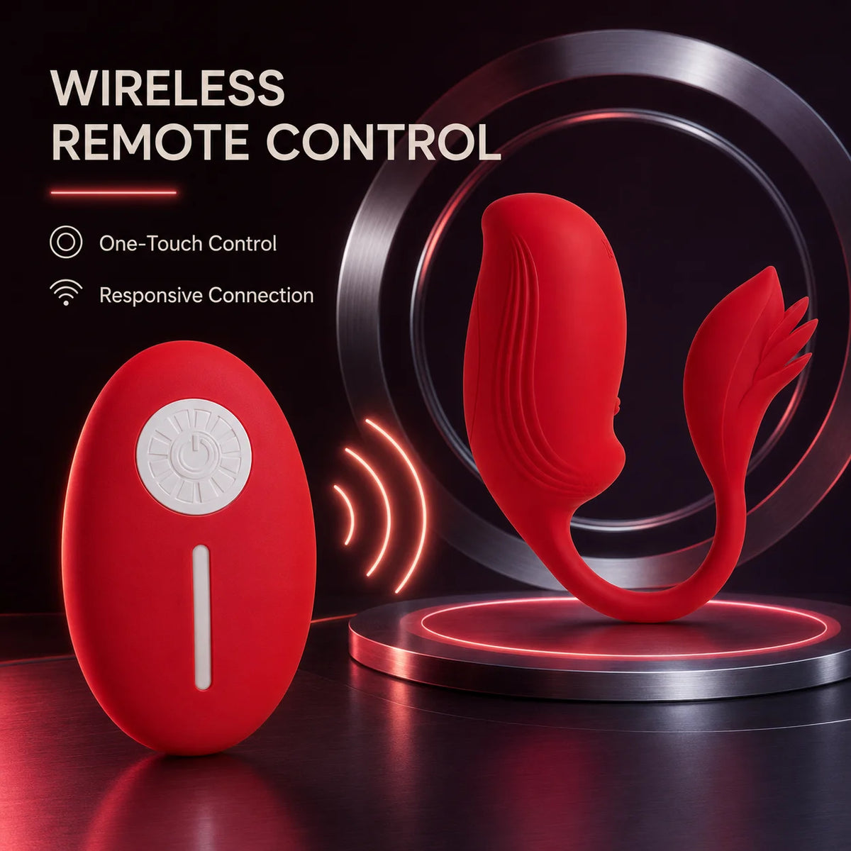 Dual-Motor Wearable Vibrating Massager with 10 Modes