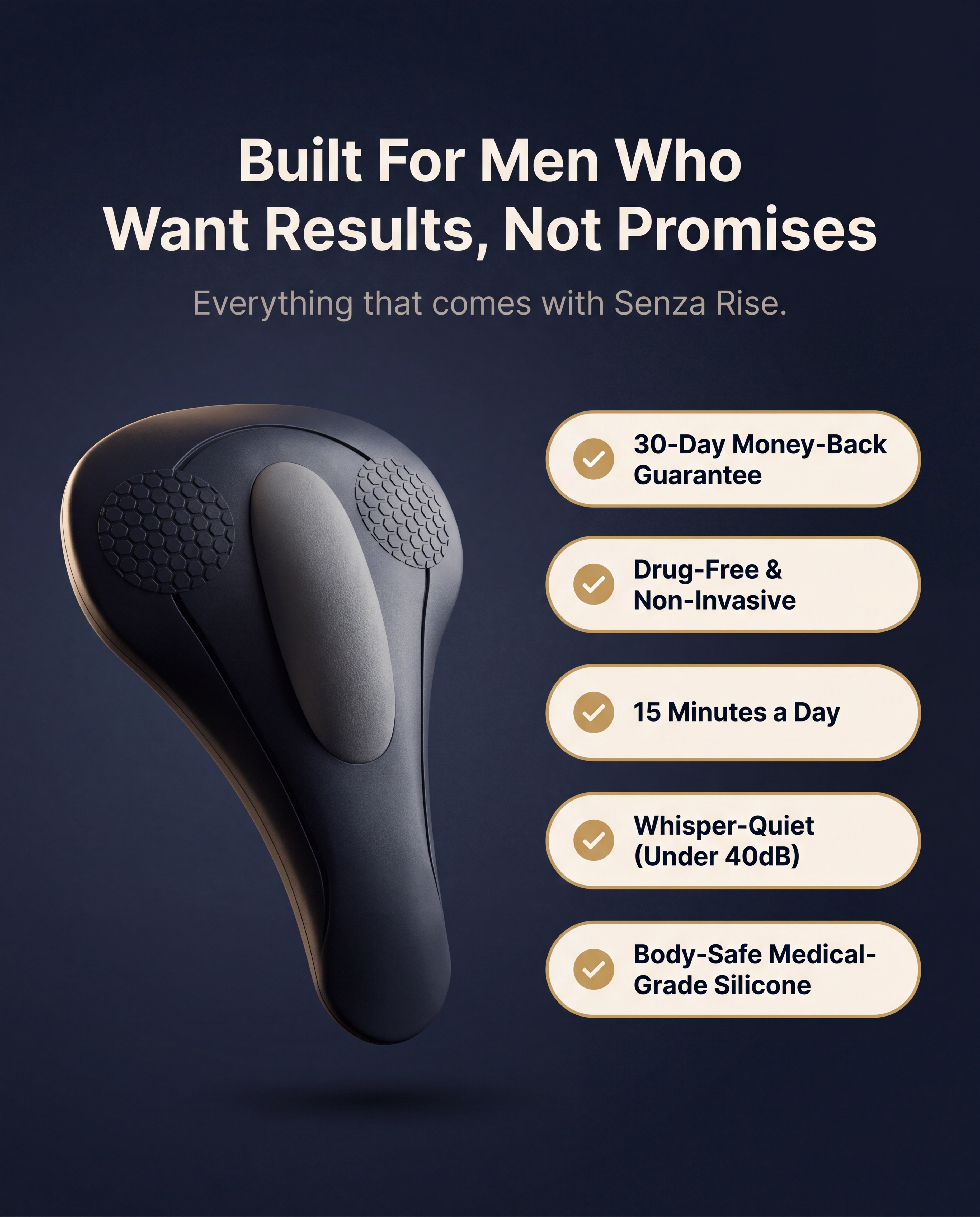 Senza™ Men's Pelvic Floor Activator