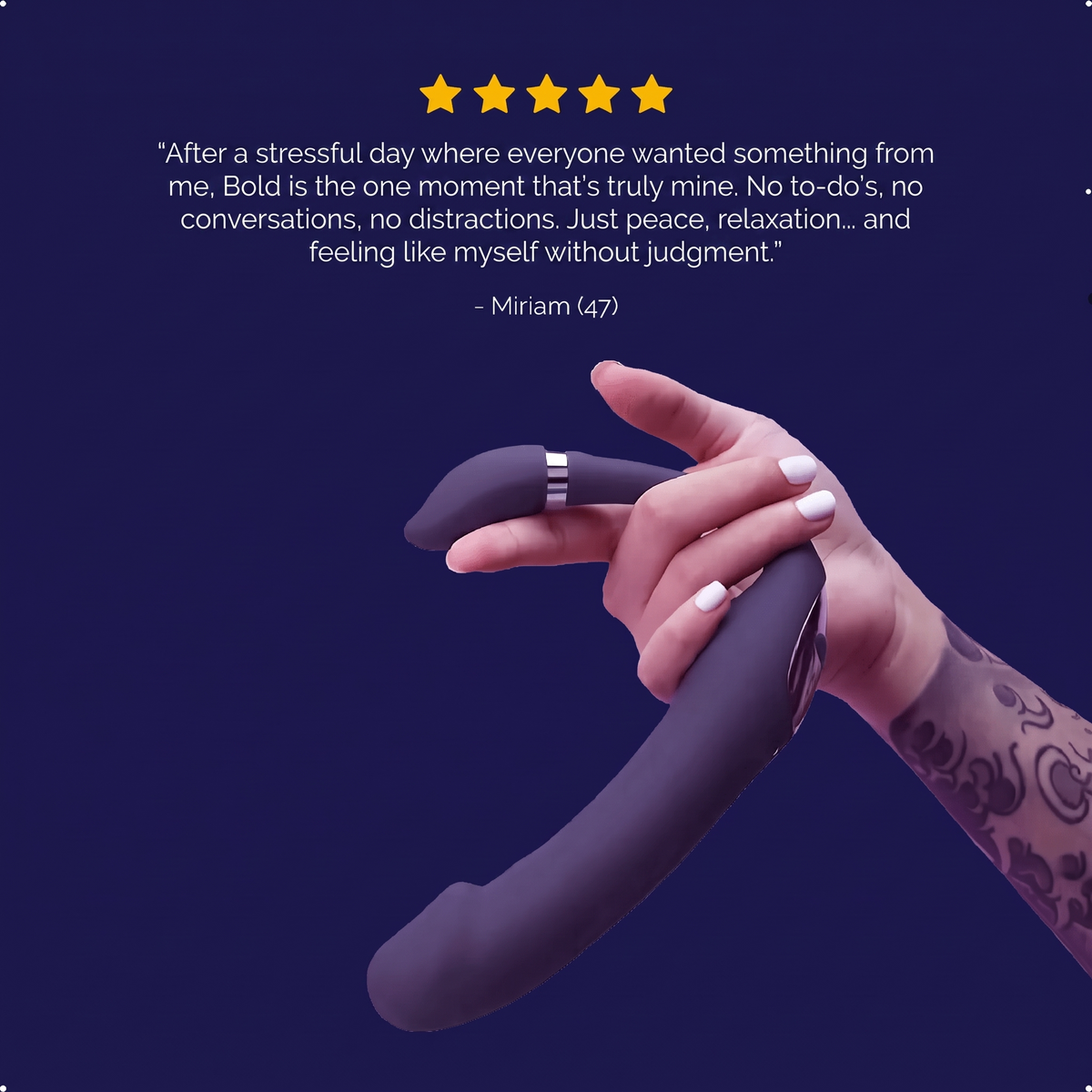 Stress Reset Vibrator - Bold